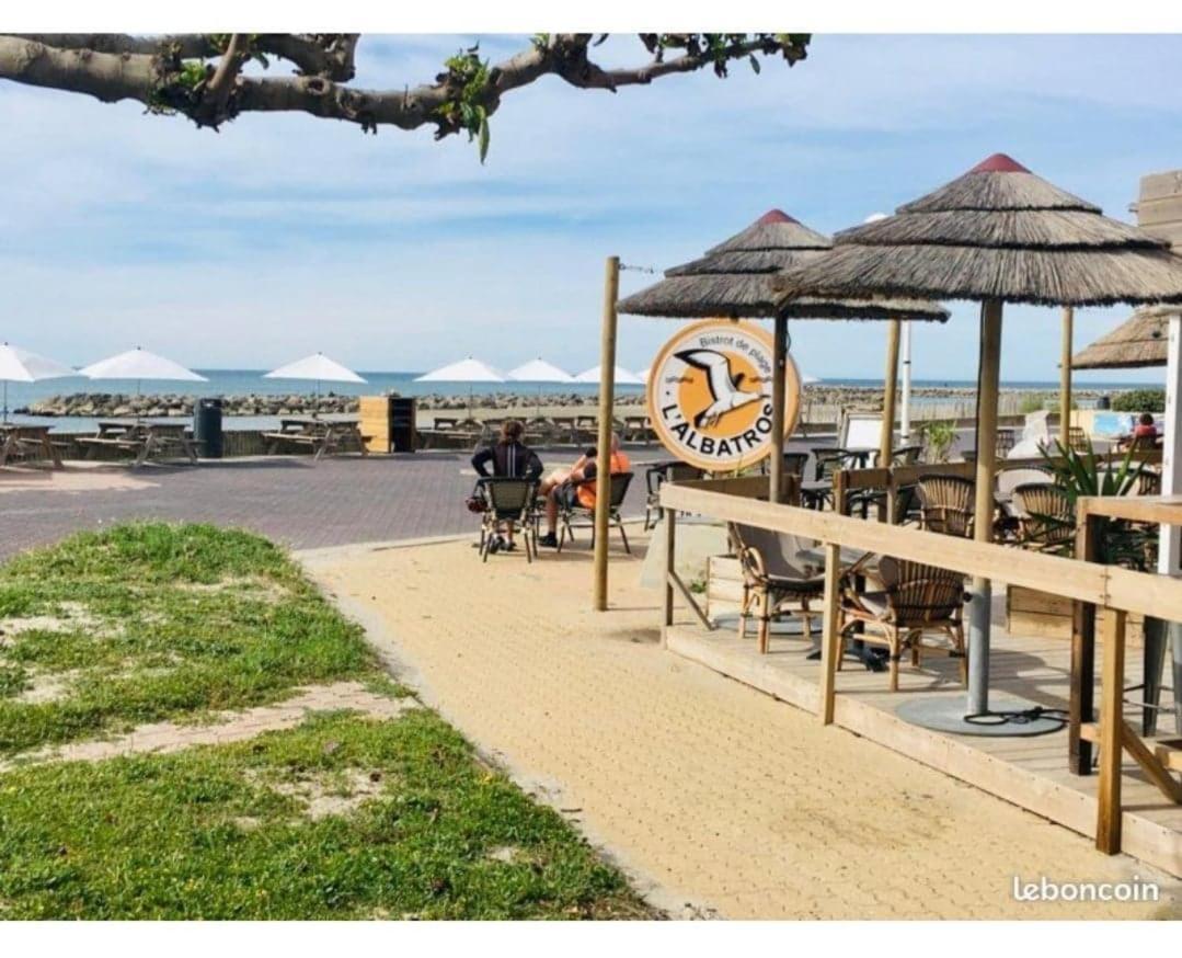 Appartement 1Ere Ligne Piscine Terrasse Au Bord De La Plage Front De Mer Avec 6 Velos Palavas-les-Flots Zewnętrze zdjęcie