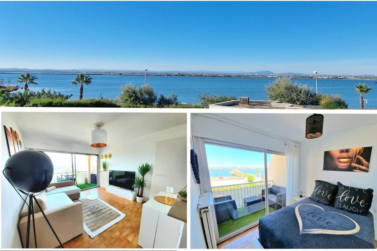 Appartement 1Ere Ligne Piscine Terrasse Au Bord De La Plage Front De Mer Avec 6 Velos Palavas-les-Flots Zewnętrze zdjęcie