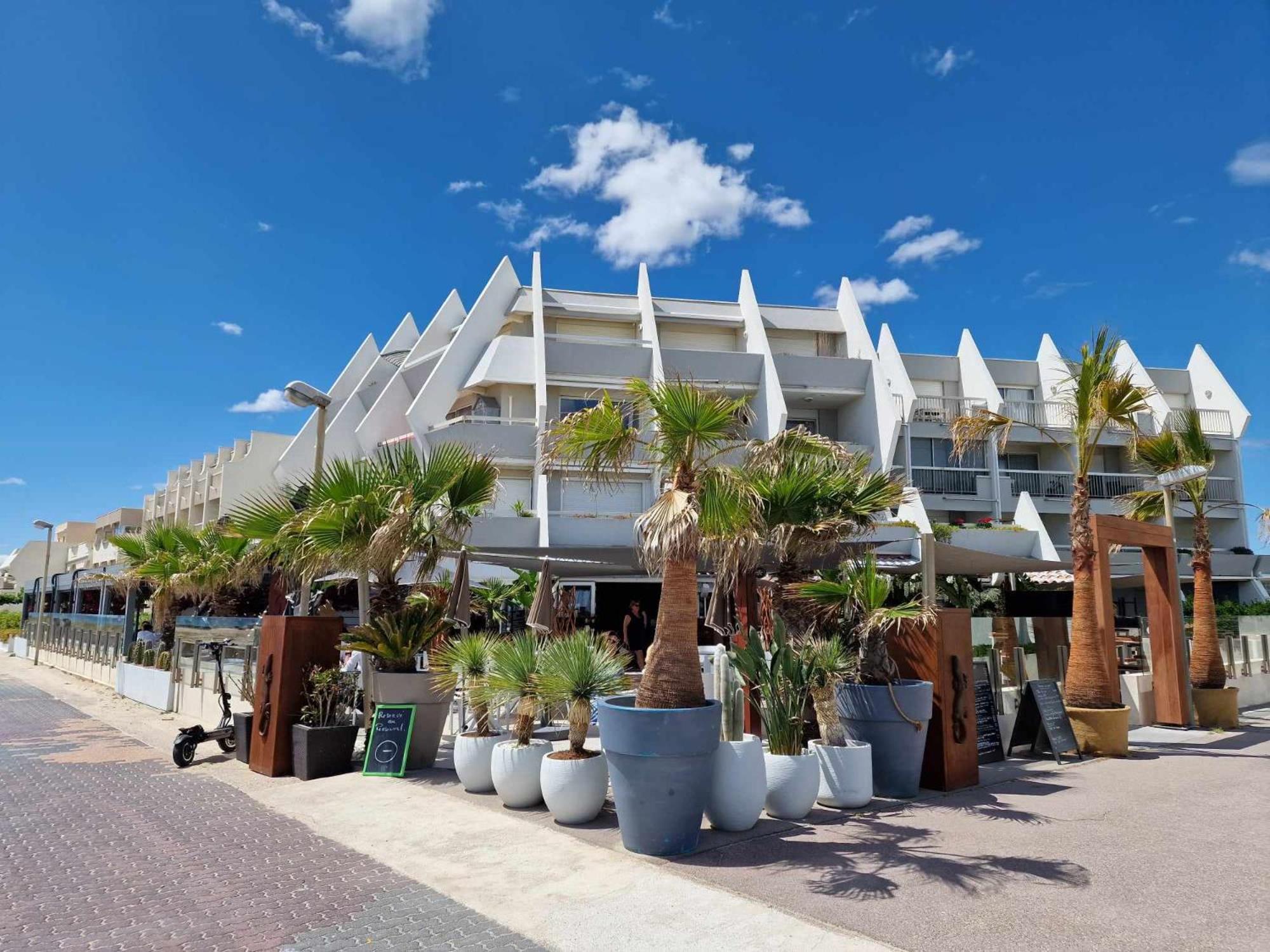 Appartement 1Ere Ligne Piscine Terrasse Au Bord De La Plage Front De Mer Avec 6 Velos Palavas-les-Flots Zewnętrze zdjęcie